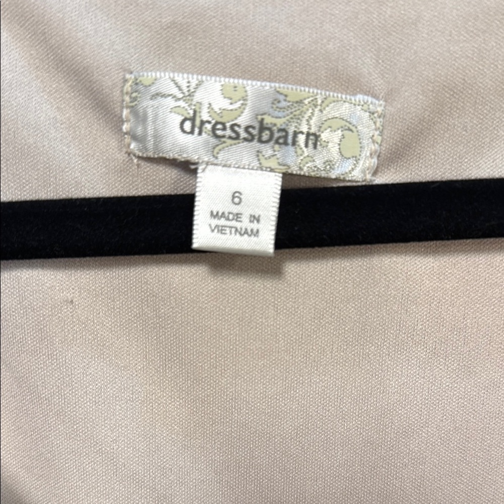 Dress Barn Exotic Animal Print Sleeveless Leopard Lined Ruffled Dress Size 6 - Picture 3 of 8